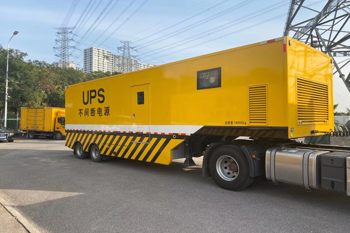 平武发电机租赁施工现场